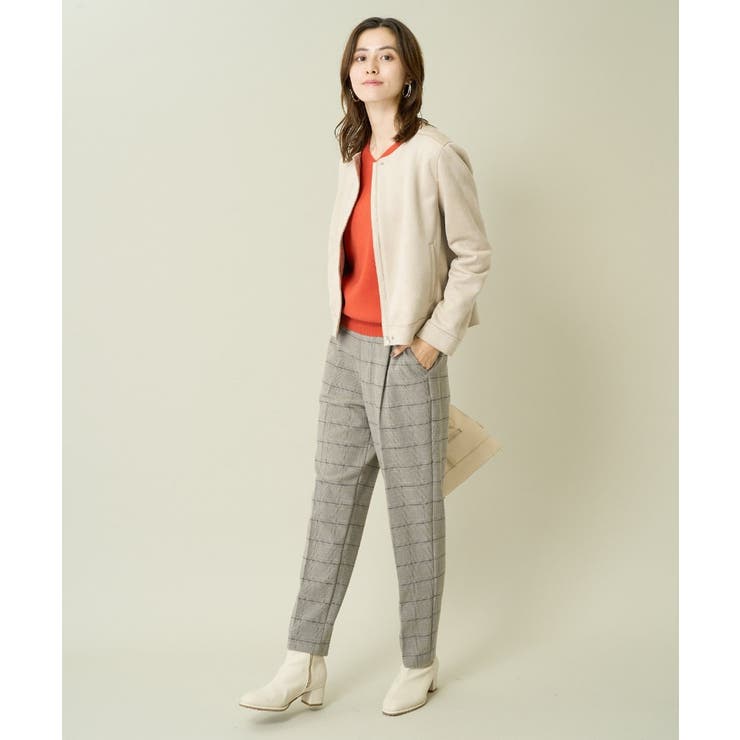 スエードノーカラージャケット | a.v.v【WOMEN】 | 詳細画像13 