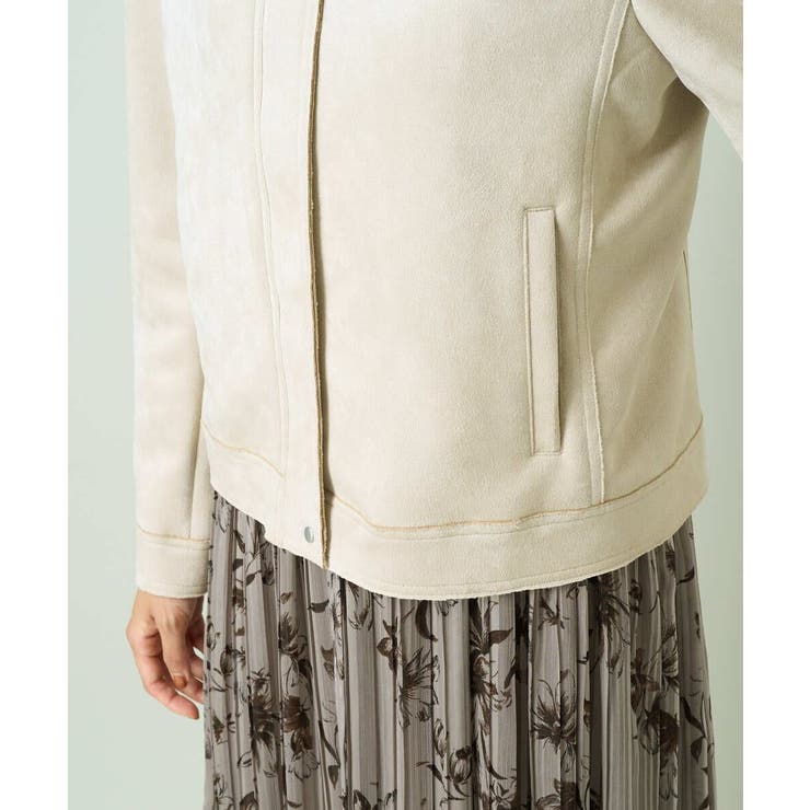 スエードノーカラージャケット | a.v.v【WOMEN】 | 詳細画像20 