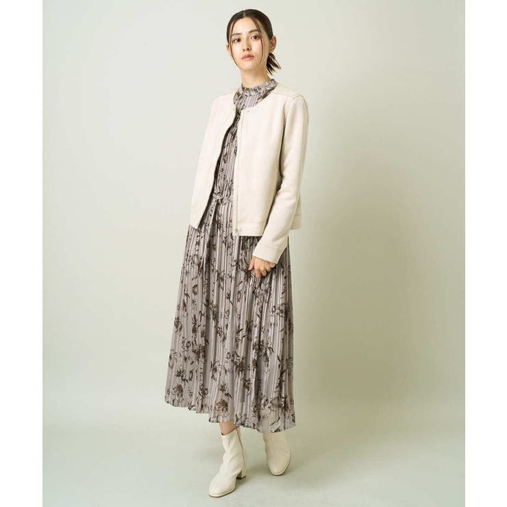 スエードノーカラージャケット | a.v.v【WOMEN】 | 詳細画像7 