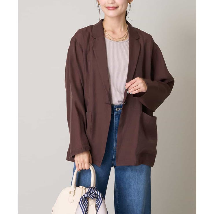 ブラウン | シアージャケット | a.v.v【WOMEN】