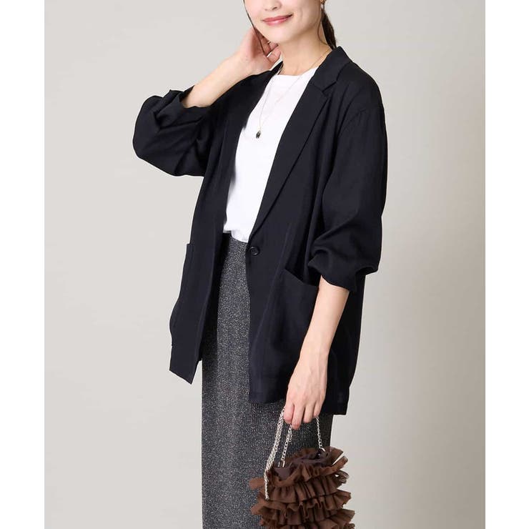 ブラック | シアージャケット | a.v.v【WOMEN】