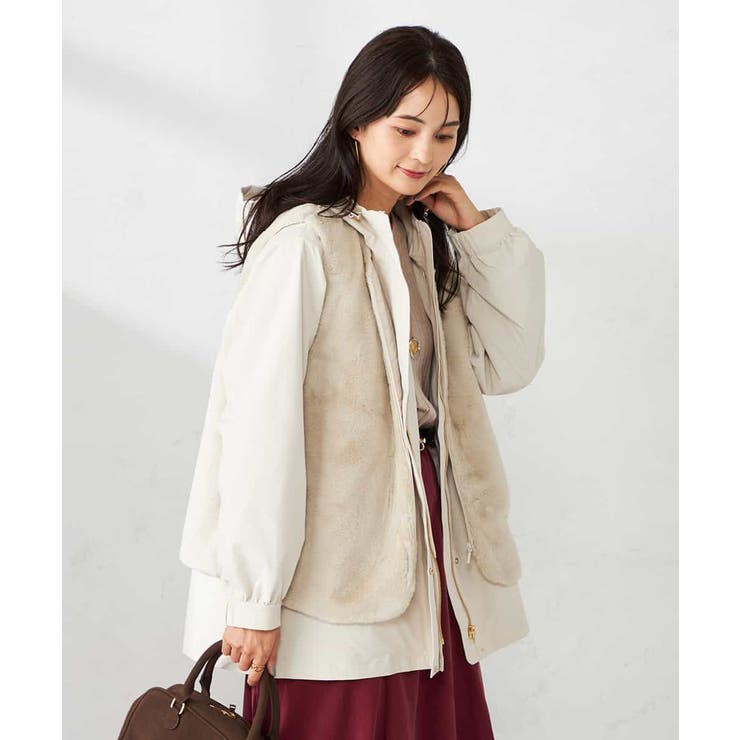 【マルチウェイ】ライナー付フーテッドブルゾン | a.v.v【WOMEN】 | 詳細画像11 