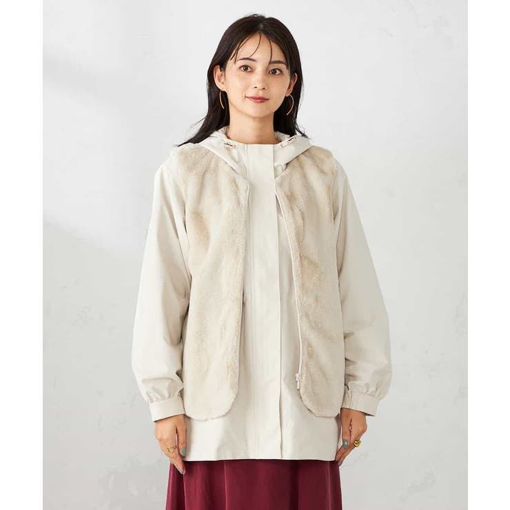 【マルチウェイ】ライナー付フーテッドブルゾン | a.v.v【WOMEN】 | 詳細画像44 