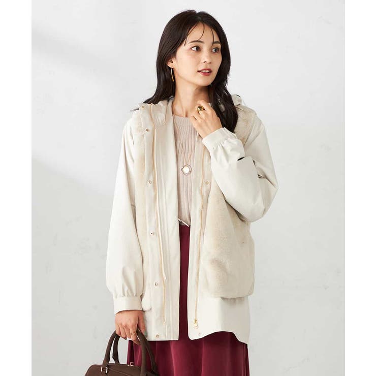 【マルチウェイ】ライナー付フーテッドブルゾン | a.v.v【WOMEN】 | 詳細画像9 