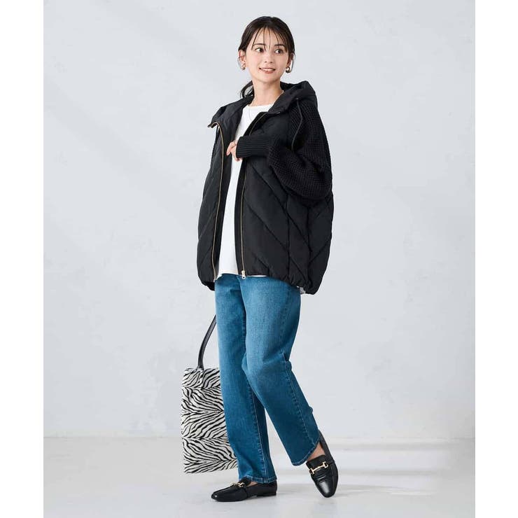 キルトニットドッキングジャケット | a.v.v【WOMEN】 | 詳細画像19 