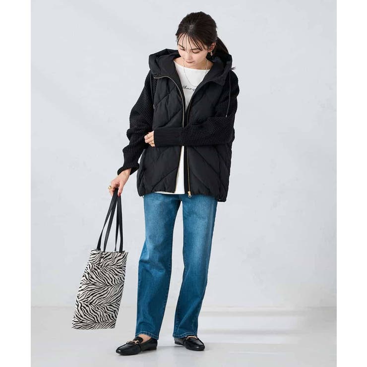 キルトニットドッキングジャケット | a.v.v【WOMEN】 | 詳細画像21 