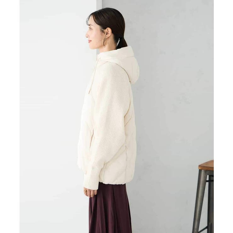 キルトニットドッキングジャケット | a.v.v【WOMEN】 | 詳細画像23 