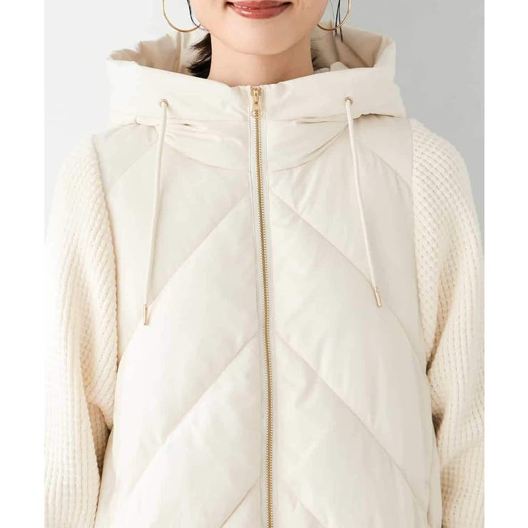 キルトニットドッキングジャケット | a.v.v【WOMEN】 | 詳細画像25 