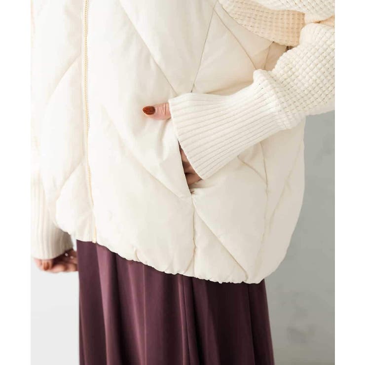 キルトニットドッキングジャケット | a.v.v【WOMEN】 | 詳細画像27 