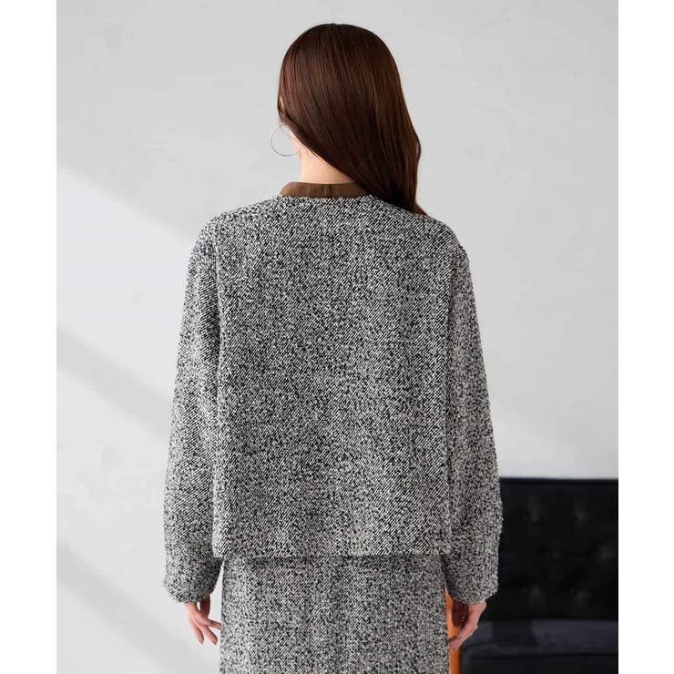 ブークレノーカラージャケット | a.v.v【WOMEN】 | 詳細画像13 