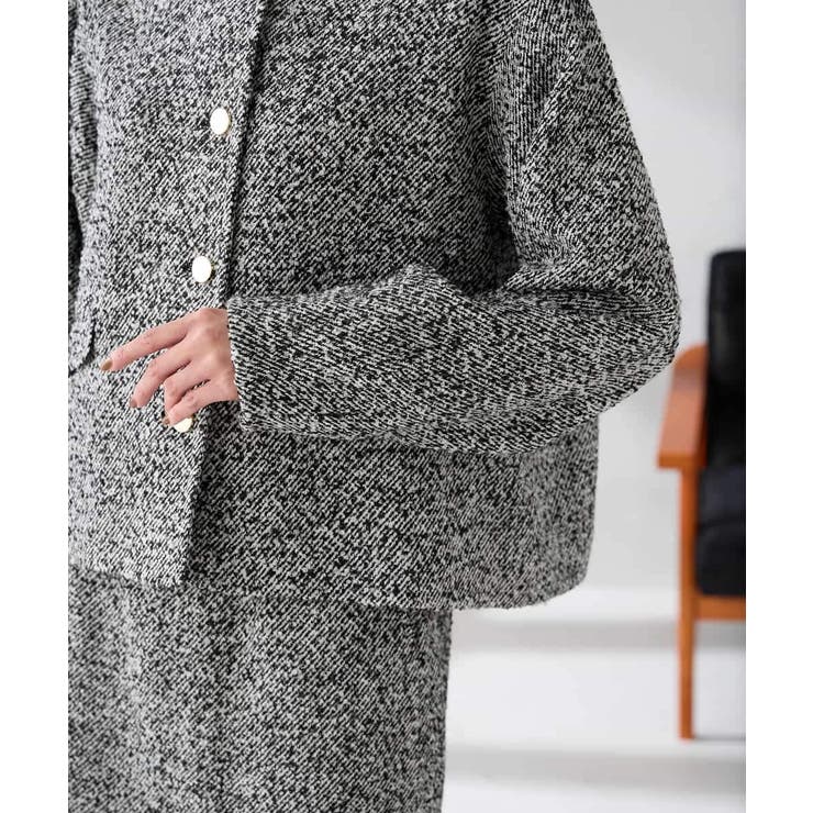 ブークレノーカラージャケット | a.v.v【WOMEN】 | 詳細画像15 