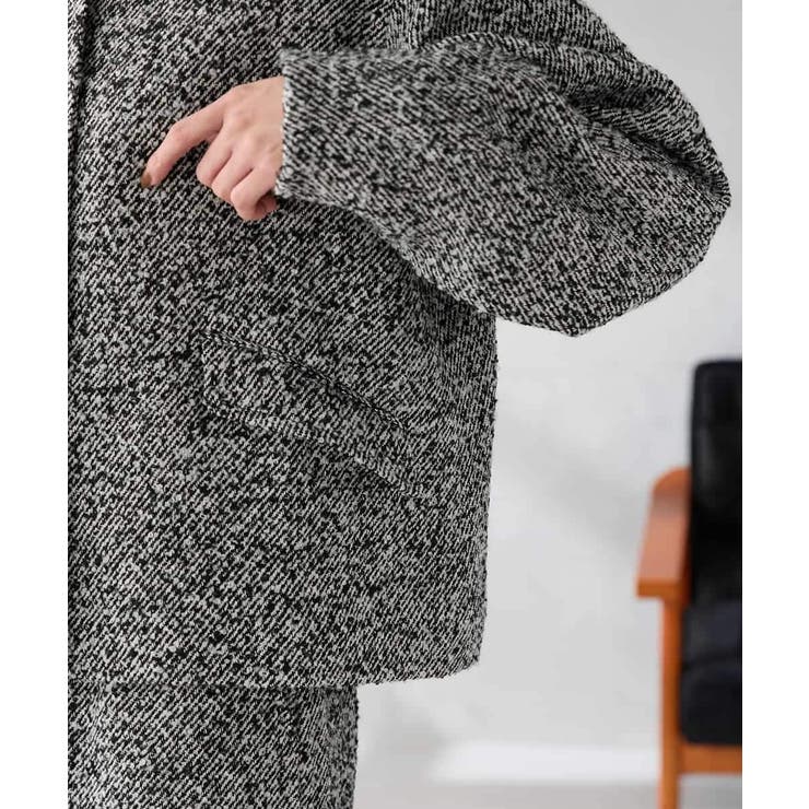 ブークレノーカラージャケット | a.v.v【WOMEN】 | 詳細画像16 