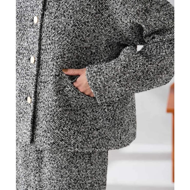 ブークレノーカラージャケット | a.v.v【WOMEN】 | 詳細画像17 