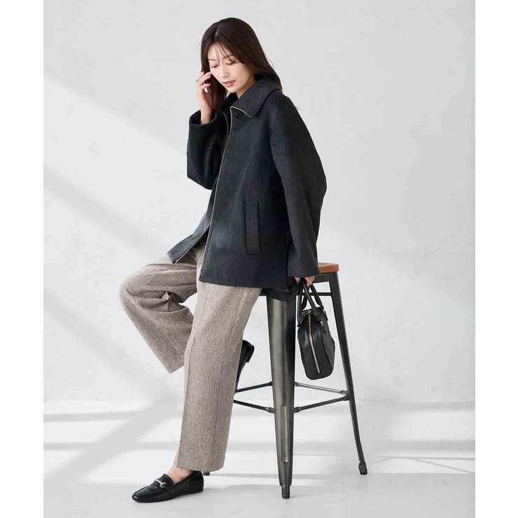 ステンカラージップジャケット | a.v.v【WOMEN】 | 詳細画像14 