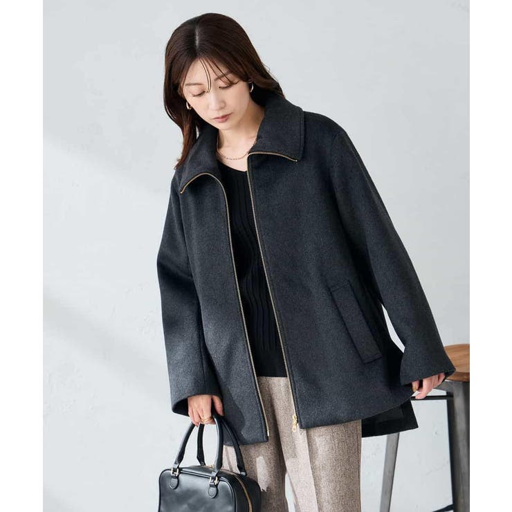 ステンカラージップジャケット | a.v.v【WOMEN】 | 詳細画像4 