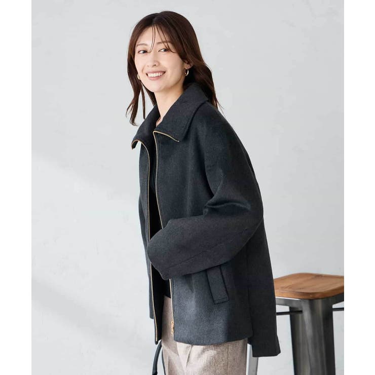 ステンカラージップジャケット | a.v.v【WOMEN】 | 詳細画像5 