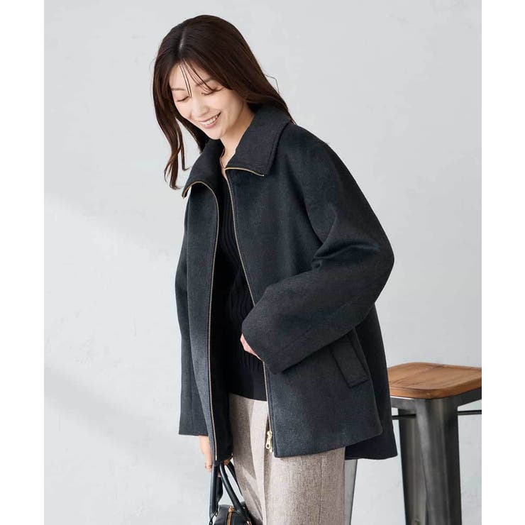 ステンカラージップジャケット | a.v.v【WOMEN】 | 詳細画像6 