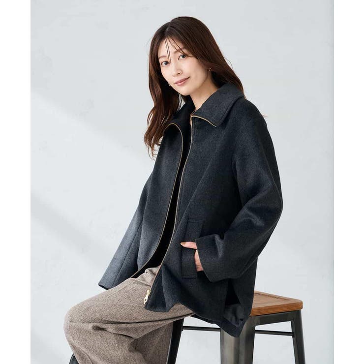 ステンカラージップジャケット | a.v.v【WOMEN】 | 詳細画像7 