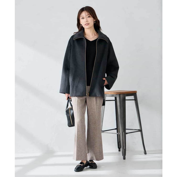 ステンカラージップジャケット | a.v.v【WOMEN】 | 詳細画像9 