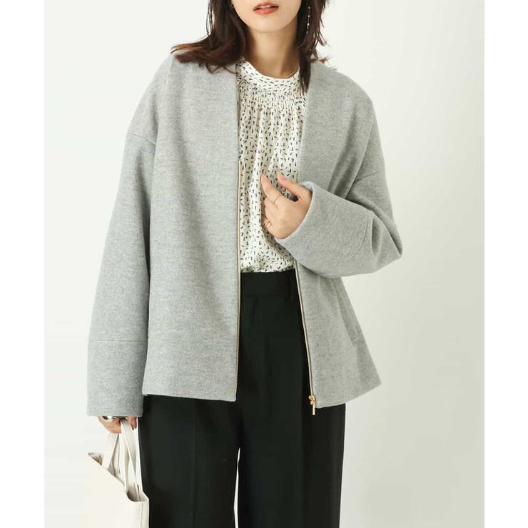 ウールライクコクーンジャケット[品番：ITKW0006806]｜a.v.v【WOMEN