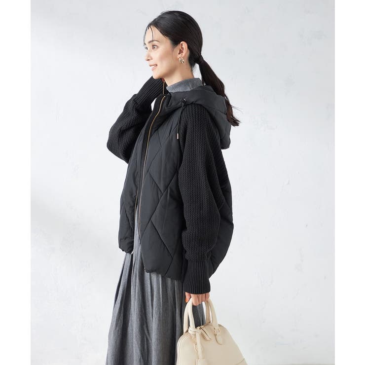 キルトニットドッキングジャケット[品番：ITKW0018749]｜a.v.v【WOMEN