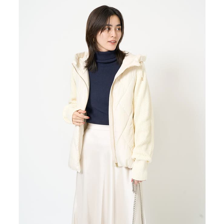 キルトニットドッキングジャケット[品番：ITKW0018749]｜a.v.v【WOMEN