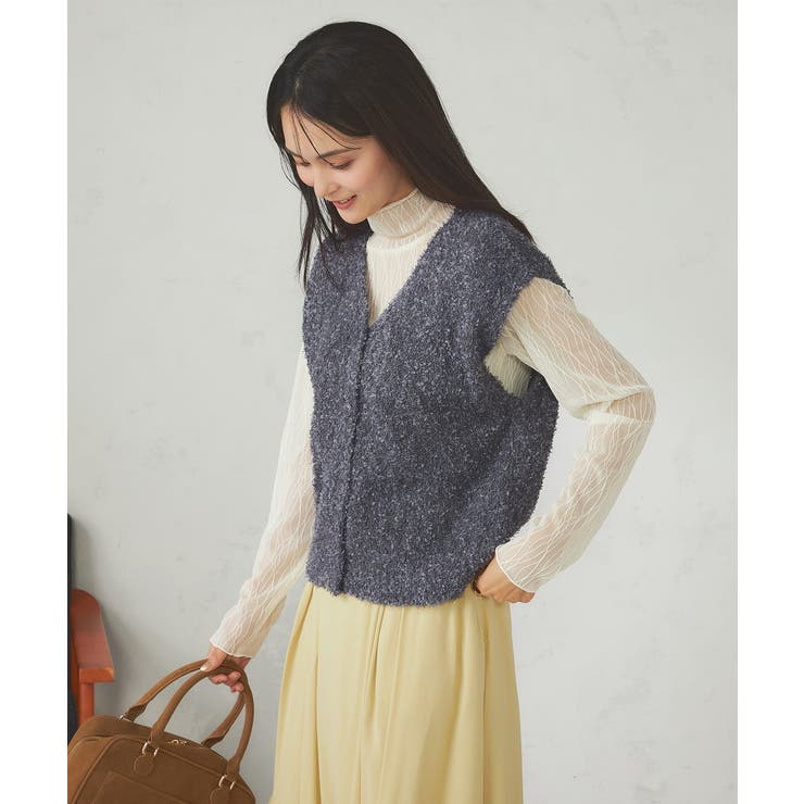 シアーウェーブハイネックカットソー | a.v.v【WOMEN】 | 詳細画像10 