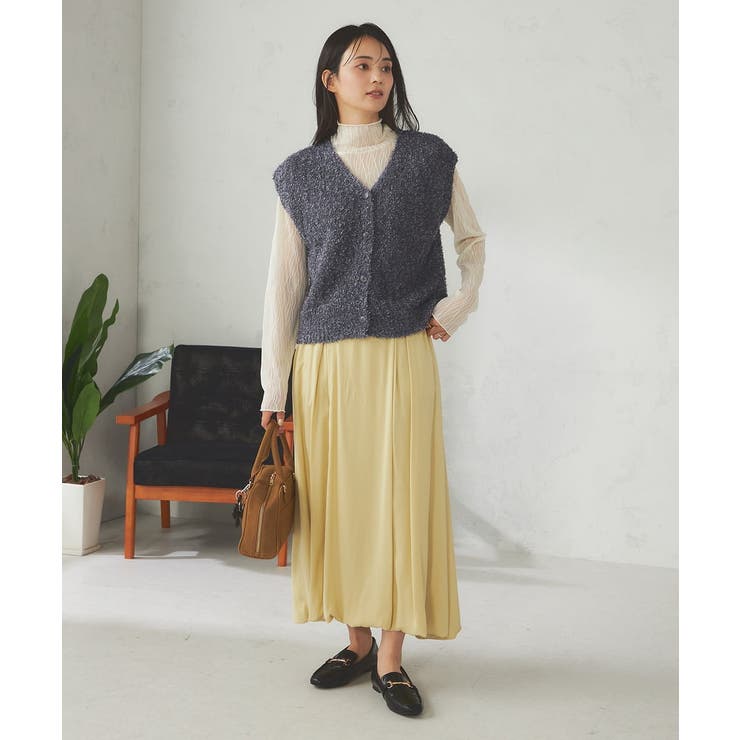 シアーウェーブハイネックカットソー | a.v.v【WOMEN】 | 詳細画像11 