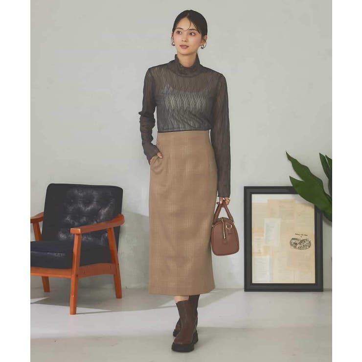 シアーウェーブハイネックカットソー | a.v.v【WOMEN】 | 詳細画像22 