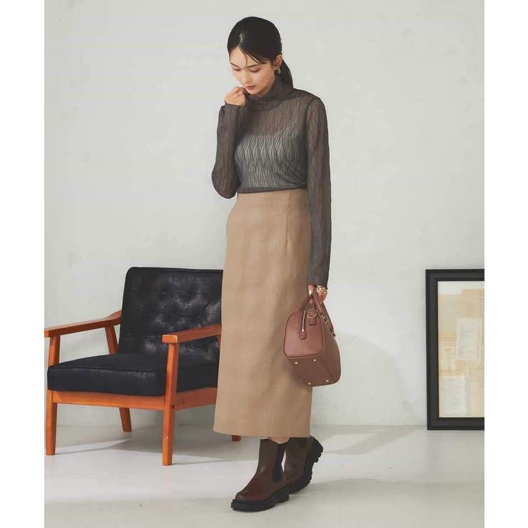 シアーウェーブハイネックカットソー | a.v.v【WOMEN】 | 詳細画像24 