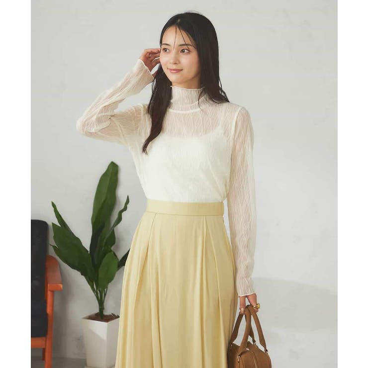 シアーウェーブハイネックカットソー | a.v.v【WOMEN】 | 詳細画像3 