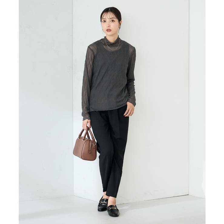 シアーウェーブハイネックカットソー | a.v.v【WOMEN】 | 詳細画像31 