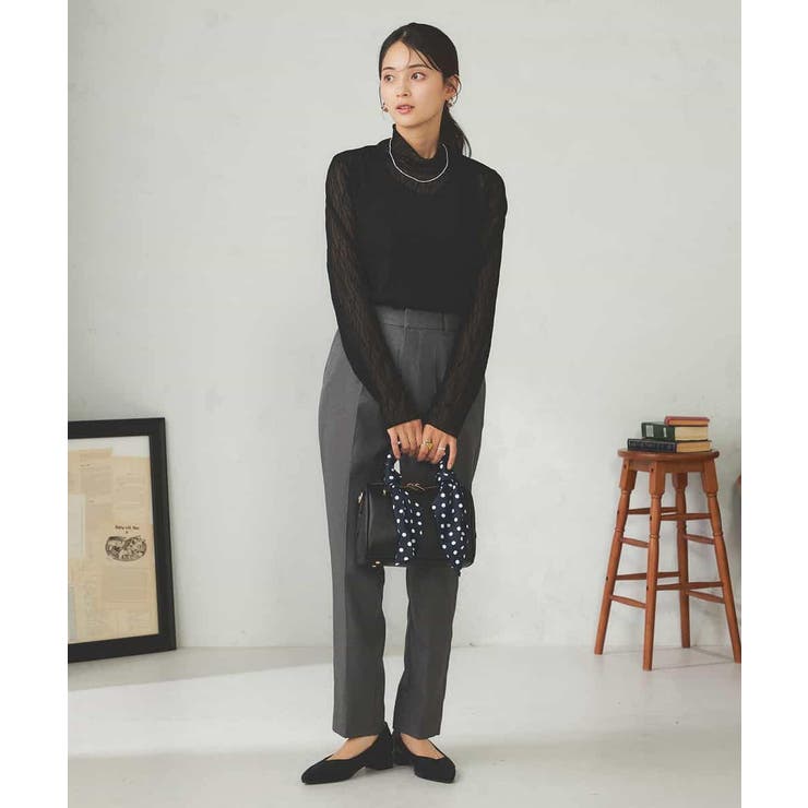 シアーウェーブハイネックカットソー | a.v.v【WOMEN】 | 詳細画像38 