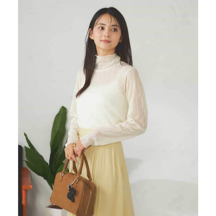 シアーウェーブハイネックカットソー | a.v.v【WOMEN】 | 詳細画像4 