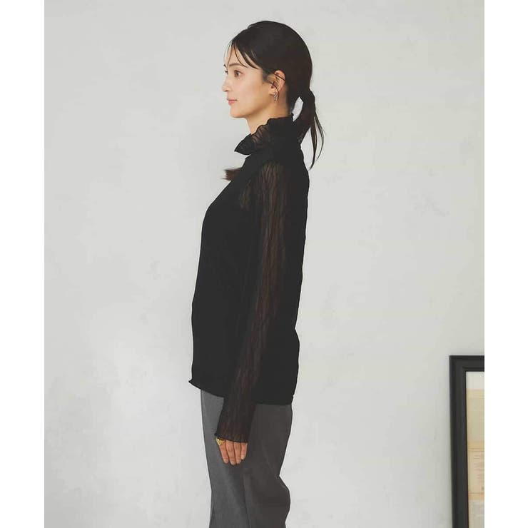 シアーウェーブハイネックカットソー | a.v.v【WOMEN】 | 詳細画像43 