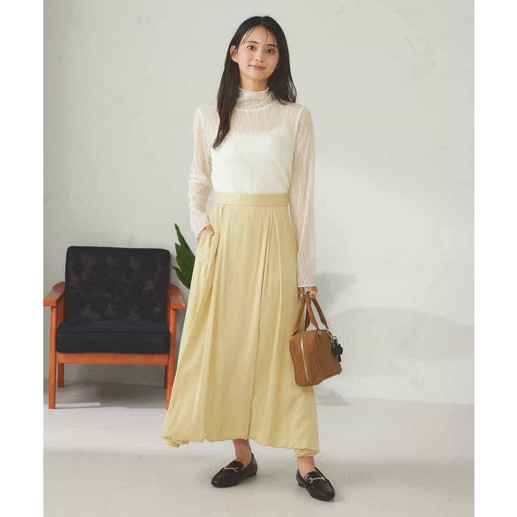 シアーウェーブハイネックカットソー | a.v.v【WOMEN】 | 詳細画像6 