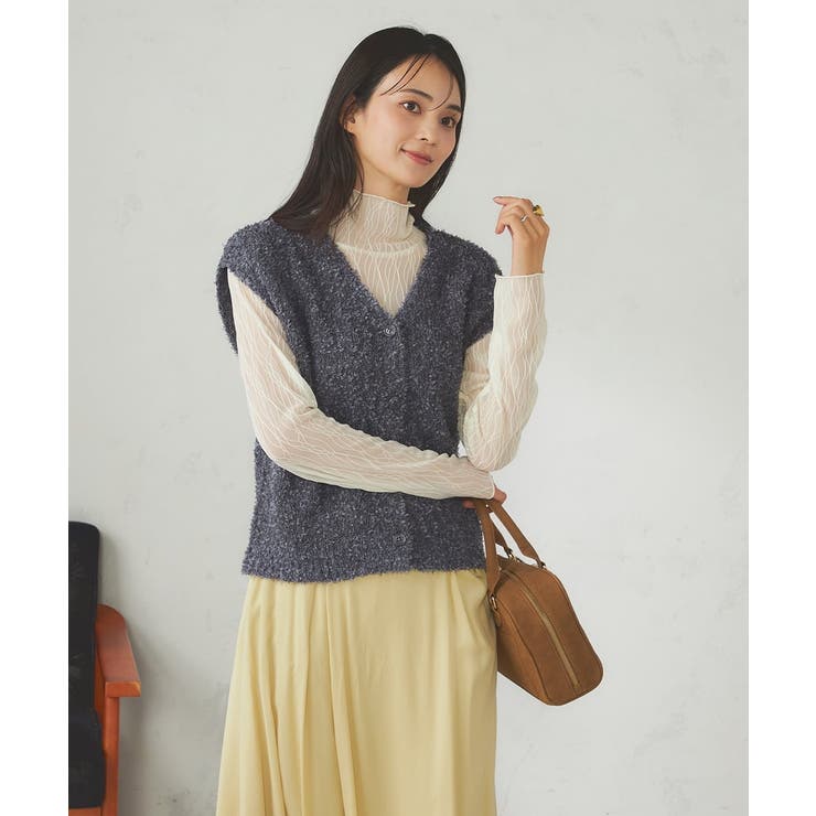 シアーウェーブハイネックカットソー | a.v.v【WOMEN】 | 詳細画像9 