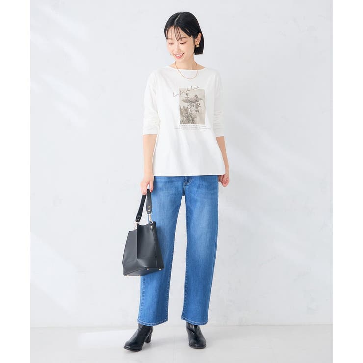 アソート ロゴ プリント 長袖 Tシャツ | a.v.v【WOMEN】 | 詳細画像11 