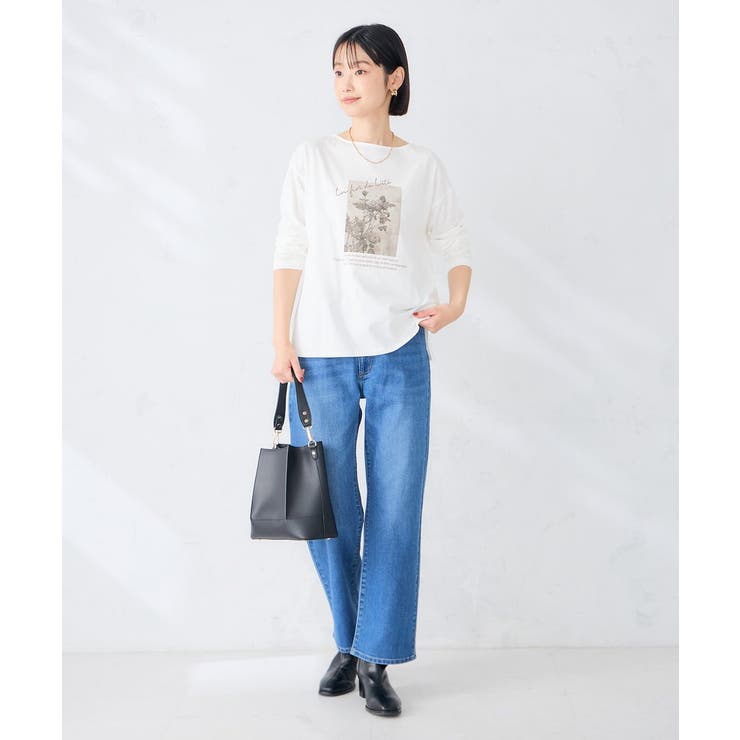 アソート ロゴ プリント 長袖 Tシャツ | a.v.v【WOMEN】 | 詳細画像12 