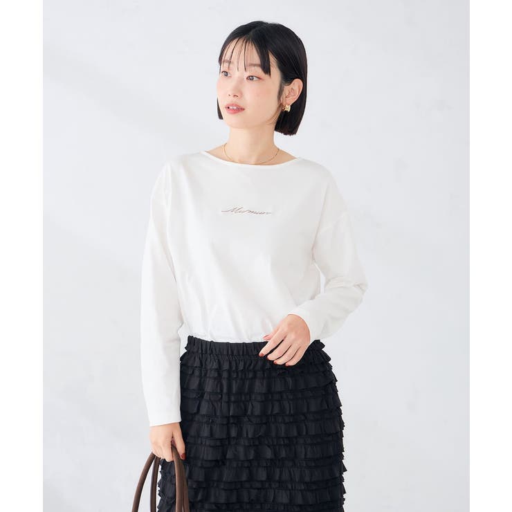 アソート ロゴ プリント 長袖 Tシャツ | a.v.v【WOMEN】 | 詳細画像24 