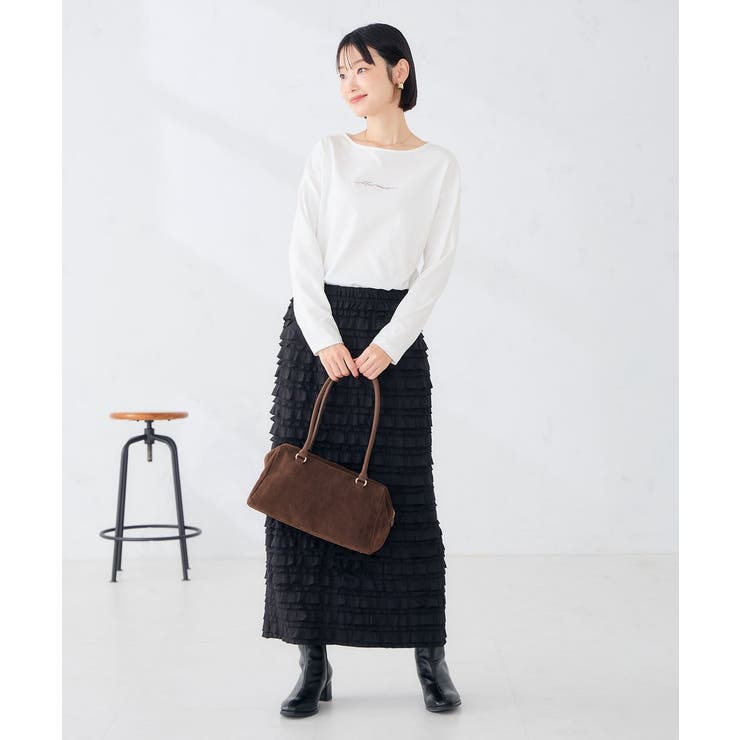 アソート ロゴ プリント 長袖 Tシャツ | a.v.v【WOMEN】 | 詳細画像27 