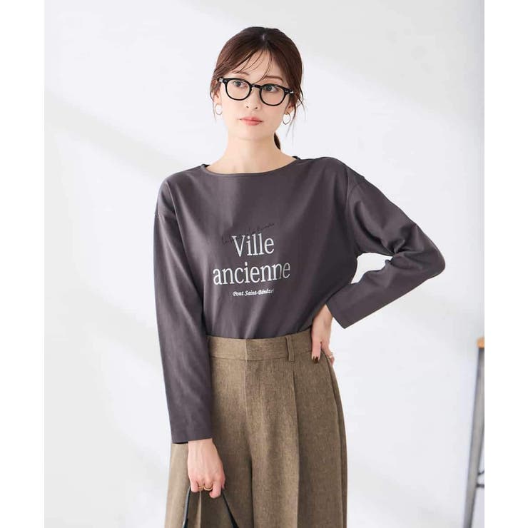 アソート ロゴ プリント 長袖 Tシャツ | a.v.v【WOMEN】 | 詳細画像32 