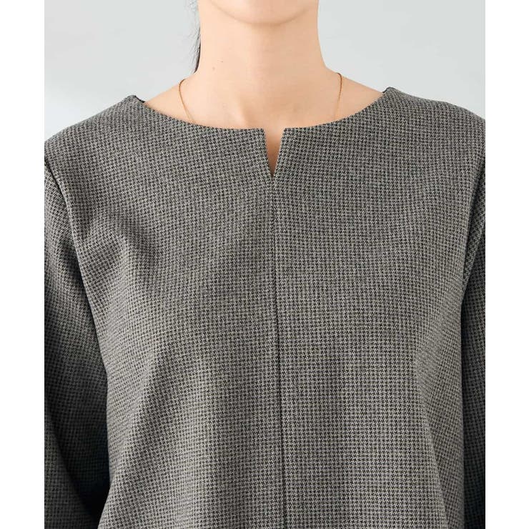 千鳥ジャガードトップス | a.v.v【WOMEN】 | 詳細画像18 