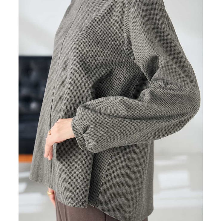 千鳥ジャガードトップス | a.v.v【WOMEN】 | 詳細画像19 