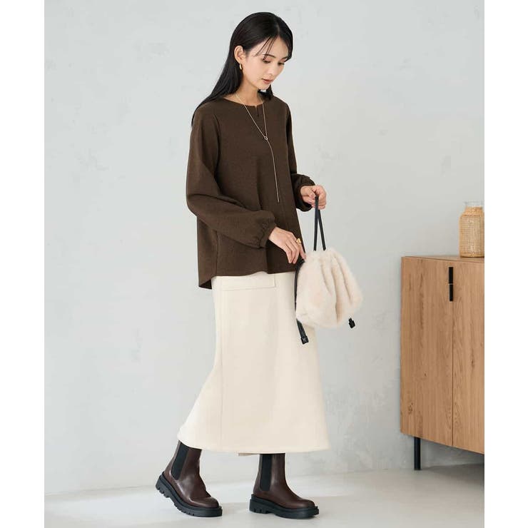 千鳥ジャガードトップス | a.v.v【WOMEN】 | 詳細画像8 