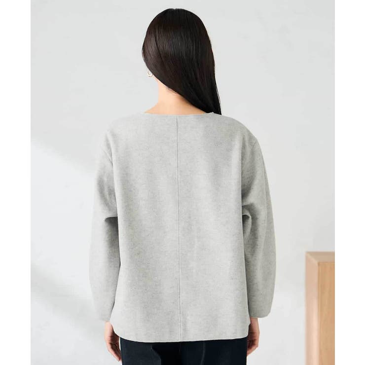 【洗える/ストレッチ 】ウールライクジャージプルオーバー | a.v.v【WOMEN】 | 詳細画像18 