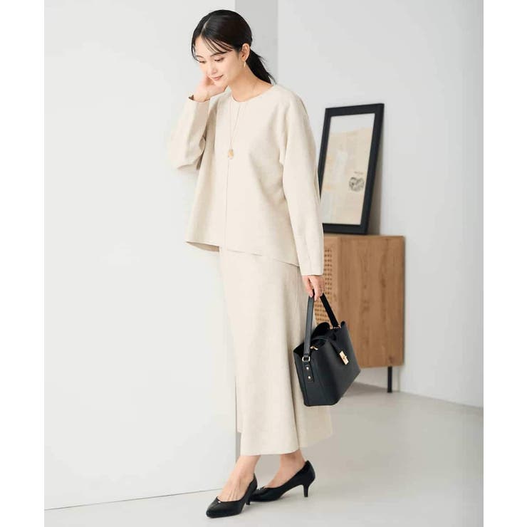 【洗える/ストレッチ 】ウールライクジャージプルオーバー | a.v.v【WOMEN】 | 詳細画像6 