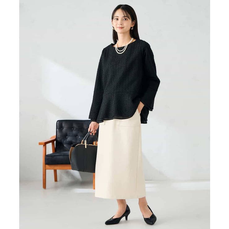 ツイードペプラムトップス | a.v.v【WOMEN】 | 詳細画像15 