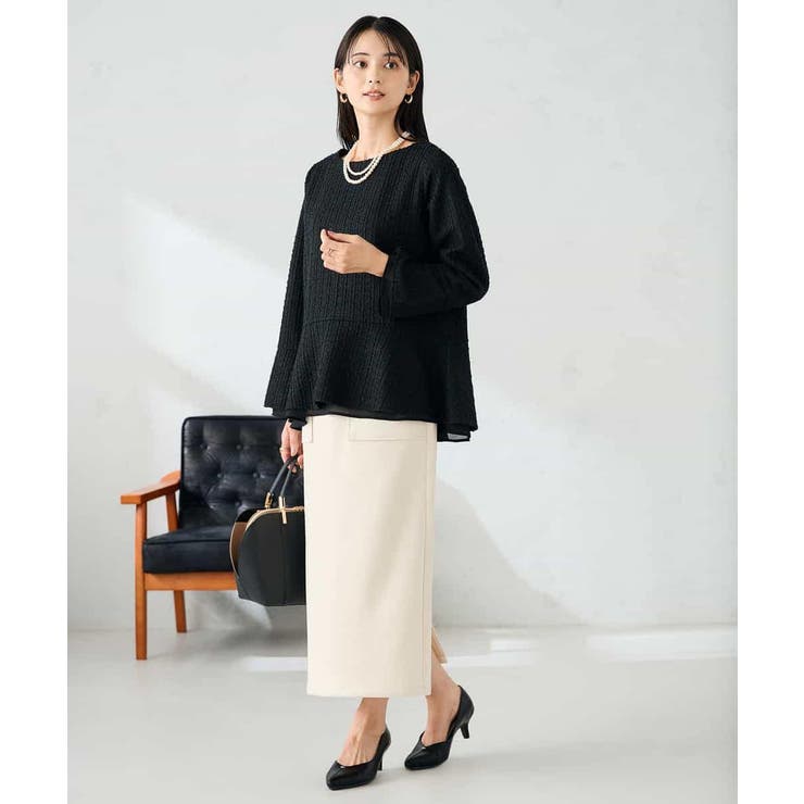 ツイードペプラムトップス | a.v.v【WOMEN】 | 詳細画像17 