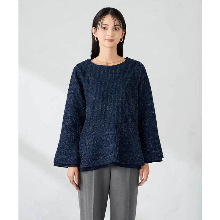 ツイードペプラムトップス | a.v.v【WOMEN】 | 詳細画像18 